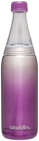 Бутылка для воды Aladdin "Fresco", цвет: фиолетовый, 600 мл