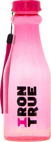 Бутылка спортивная Irontrue "Classic Series", цвет: розовый, 550 мл. ITB921-550
