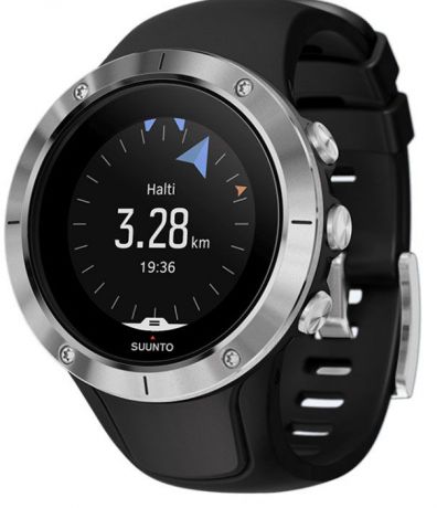 Спортивные часы Suunto "Spartan Trainer Wrist Hr Steel", цвет: черный