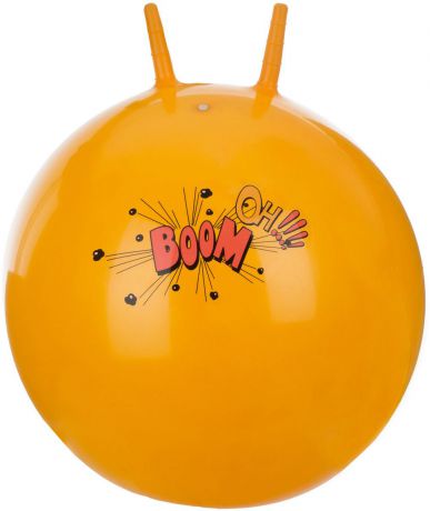 Мяч гимнастический Torneo, с насосом, цвет: оранжевый, 55 см