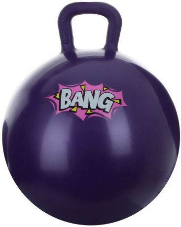 Мяч гимнастический Torneo, с насосом, цвет: фиолетовый, 45 см