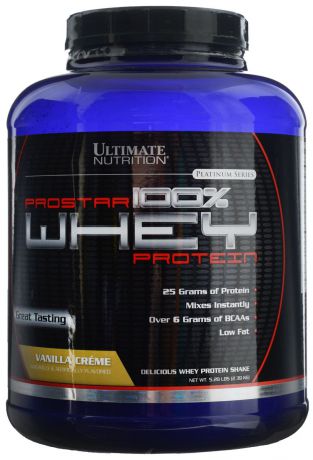 Протеин сывороточный Ultimate Nutrition "Prostar Whey", ваниль, 2,27 кг