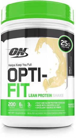 Протеин Optimum Nutrition "Opti-Fit Lean Protein", ваниль, 830 г