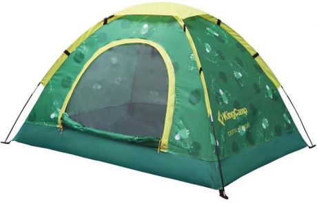 Палатка туристическая King Camp "3034 Dome Junior", цвет: зеленый