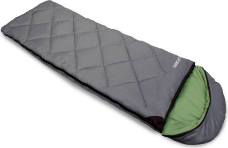 Спальный мешок Larsen "RS 350L-2", левосторонняя молния + дополнительный замок, цвет: серый, зеленый, 180 х 40 х 75 см