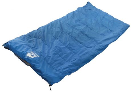 Спальный мешок-одеяло KSL "Camping Comfort", цвет: синий, правосторонняя молния. 6253.01051