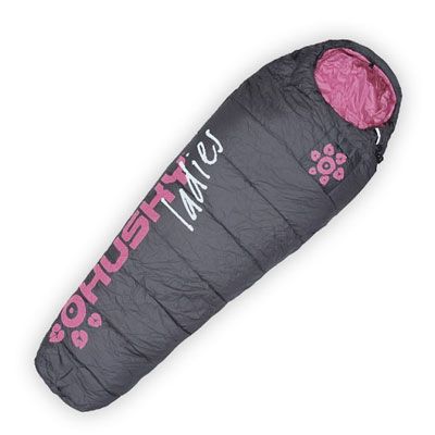 Спальный мешок Husky "Ladies", левосторонняя молния, цвет: серый, розовый