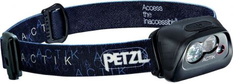 Фонарь налобный Petzl "Actik", LED, цвет: черный