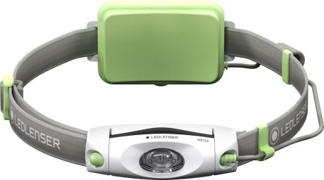 Фонарь налобный LED Lenser "NEO4", цвет: зеленый