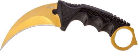 Нож нескладной Ножемир "Керамбит", цвет: золотистый, длина лезвия 8,9 см