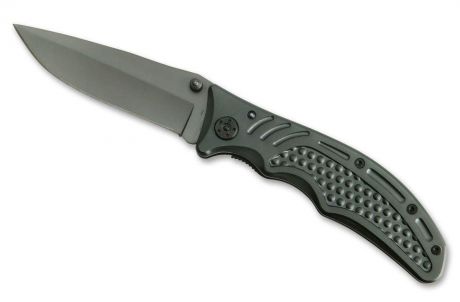 Нож складной Stinger "YD-7918EY", цвет: черный, 9 см