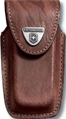 Чехол на ремень "Victorinox" для ножей 91 мм толщиной 5-8 уровней, кожаный, цвет: коричневый