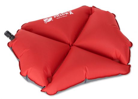 Надувная подушка Klymit "Pillow X Red", цвет: красный
