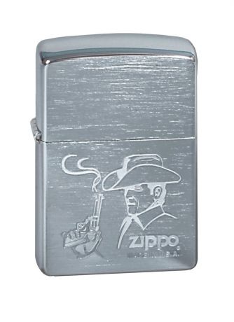 Зажигалка Zippo "Classic. Cowboy", 3,6 х 1,2 х 5,6 см