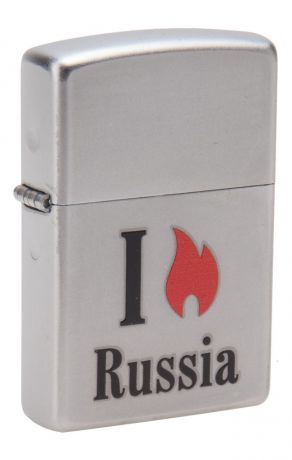 Зажигалка Zippo "Classic. Flame Russia", 3,6 х 1,2 х 5,6 см