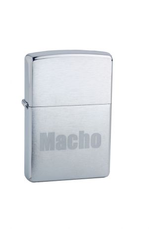 Зажигалка Zippo "Classic. Macho", 3,6 х 1,2 х 5,6 см