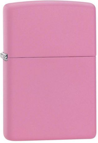 Зажигалка Zippo "Classic", цвет: розовый, 3,6 х 1,2 х 5,6 см. 238 REGULAR PINK MATTE