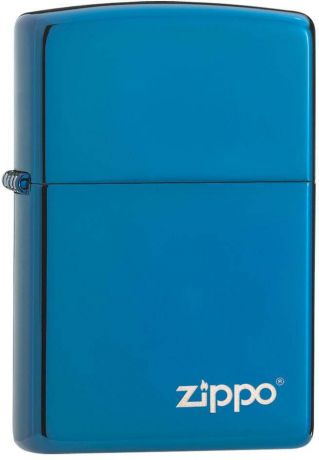 Зажигалка Zippo "Classic", цвет: синий, 3,6 х 1,2 х 5,6 см. 37963