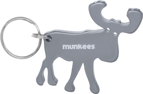 Брелок-открывалка Munkees "Лось", цвет: серый