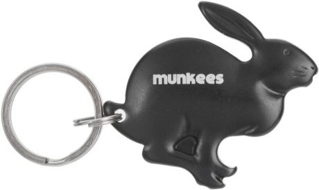 Брелок-открывалка Munkees "Кролик", рельефный, цвет: черный