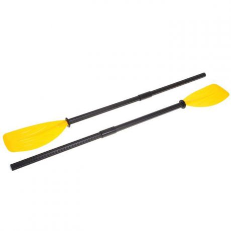 Весла Intex пластиковые, со стопорными кольцами, цвет: желтый с черным. 59623
