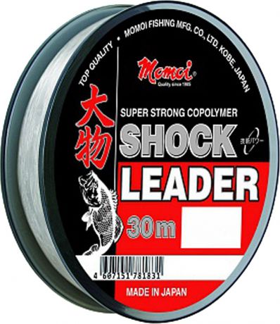 Леска зимняя Momoi Fishing "Shock Leader", 30 м, 0,33 мм, 12,5 кг