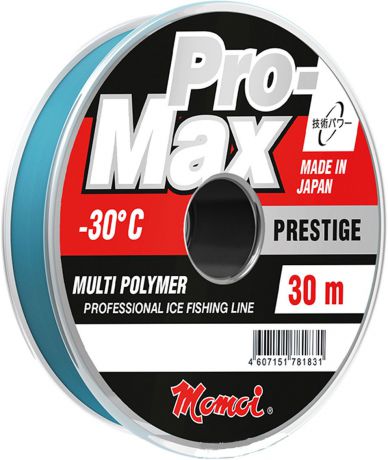 Леска зимняя Momoi Fishing "Pro-Max Prestige", 30 м, 0,167 мм, 3,3 кг