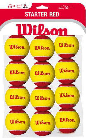 Мячи для тенниса Wilson "Starter Red Tball 12 Pack"