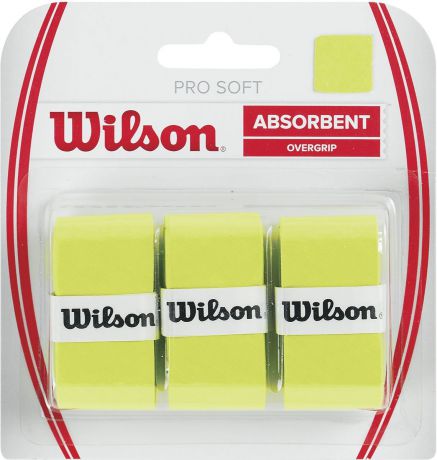 Обмотка Wilson "Pro Soft Overgrip", цвет: зеленый