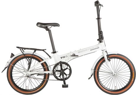 Велосипед складной Novatrack "Nexus", цвет: белый, 20"