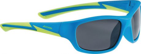 Очки солнцезащитные Alpina "Flexxy Youth", детские, цвет: синий, салатовый. 8564481