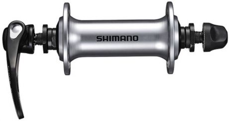 Втулка передняя Shimano "RS400", 32 отверстия, QR 133 мм, цвет: серебристый