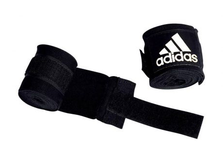 Бинт эластичный Adidas "Boxing Crepe Bandag", цвет: черный, 255 см, 2 шт