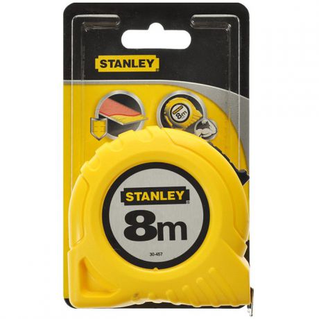 Рулетка Stanley "Global Tape", 8 м х 25 мм