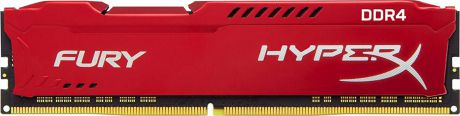 Модуль оперативной памяти Kingston HyperX Fury DDR4 DIMM, 8GB, 3466MHz, CL19, HX434C19FR2/8, red