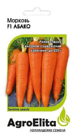 Семена АгроЭлита "Морковь Абако F1", 1999950104, 0,3 г
