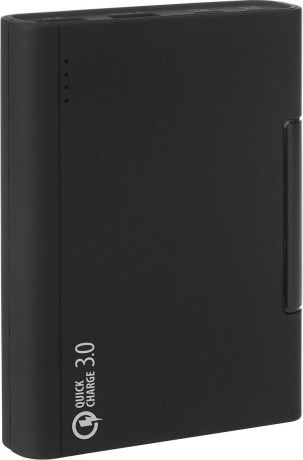 Внешний аккумулятор Qumo PowerAid, 10400 QC/PD, 10400 мАч, черный