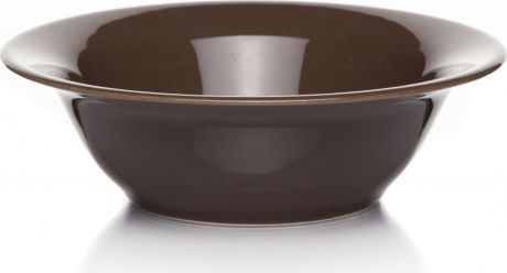 Салатник Kutahya Porselen Harlek, HR15BR, коричневый, диаметр 15 см