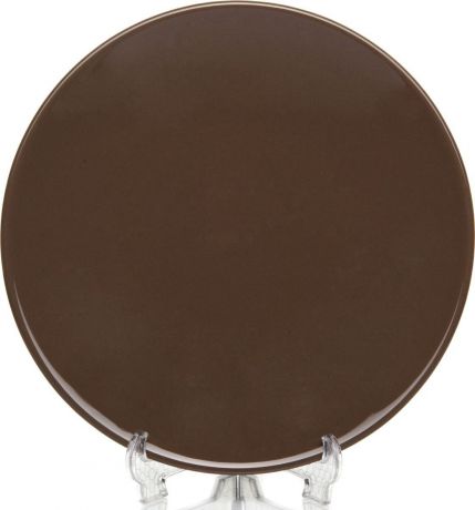 Тарелка Kutahya Porselen Harlek, HR20BR, коричневый, диаметр 20 см