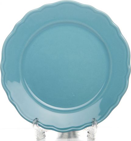 Тарелка Kutahya Porselen Lar, LR19TD142 76, голубой, диаметр 19 см