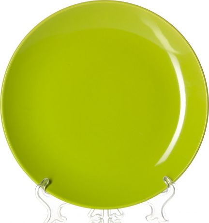 Тарелка Gotoff, 8221D, зеленый, диаметр 25,5 см
