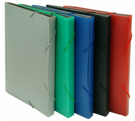 Папка-конверт Бюрократ-BPR13 на резинке, 13 отделений, A4, цвет в ассортименте