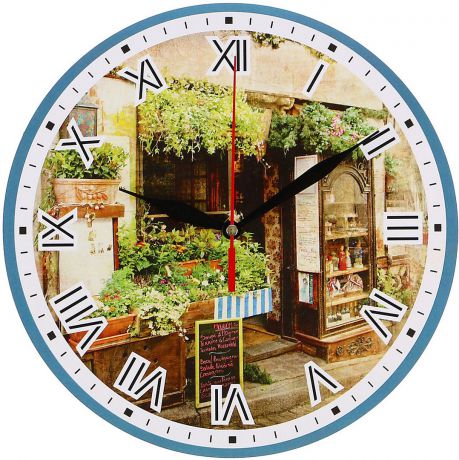 Часы настенные "Ресторан", 3142167, диаметр 25 см