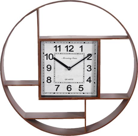 Настенные часы "Лорис", 3620839, коричневый