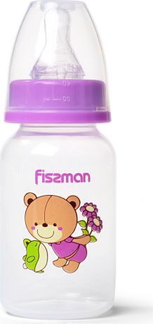 Бутылочка для кормления Fissman, 6870, фиолетовый, 120 мл