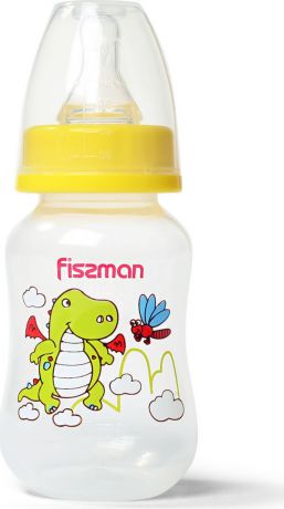 Бутылочка для кормления Fissman, 6873, желтый, 125 мл