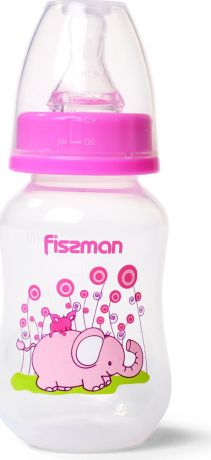 Бутылочка для кормления Fissman, 6874, розовый, 125 мл