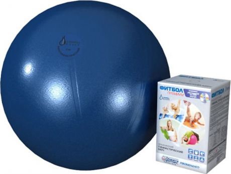 Мяч гимнстический Альпина Пласт "Фитбол Премиум", 4010651152, сапфир, диаметр 65 см