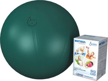 Мяч гимнстический Альпина Пласт "Фитбол Стандарт", 4020651042, зеленый, диаметр 65 см