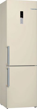 Двухкамерный холодильник Bosch KGE39AK23R, бежевый
